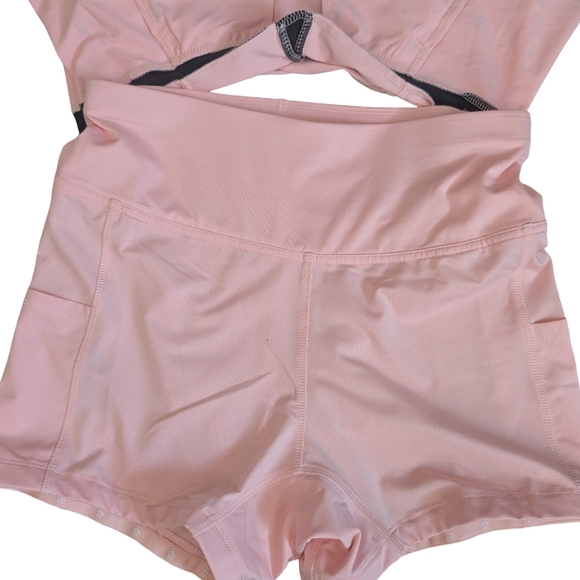 NWT Original Penguin Logo Tennis Dress Pink Sleeveless Athletic Size M - Picture 8 of 16